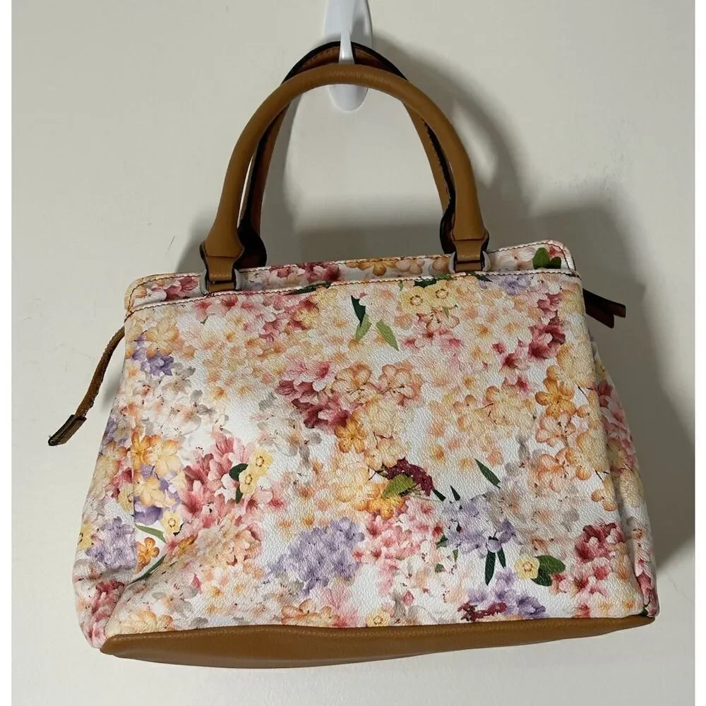 Dana Buchman Multicolor Pink Floral Tote Purse Handbag Style HDB01ST2